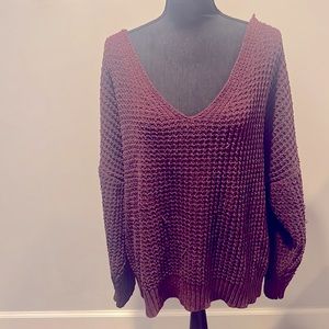 Burgandy Sweater